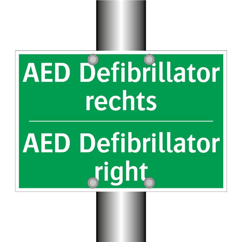 AED Defibrillator rechts - AED Defibrillator right