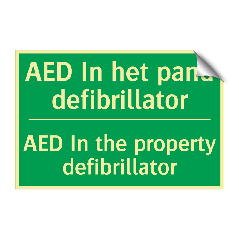 AED In het pand defibrillator - AED In the property defibrillator /.../