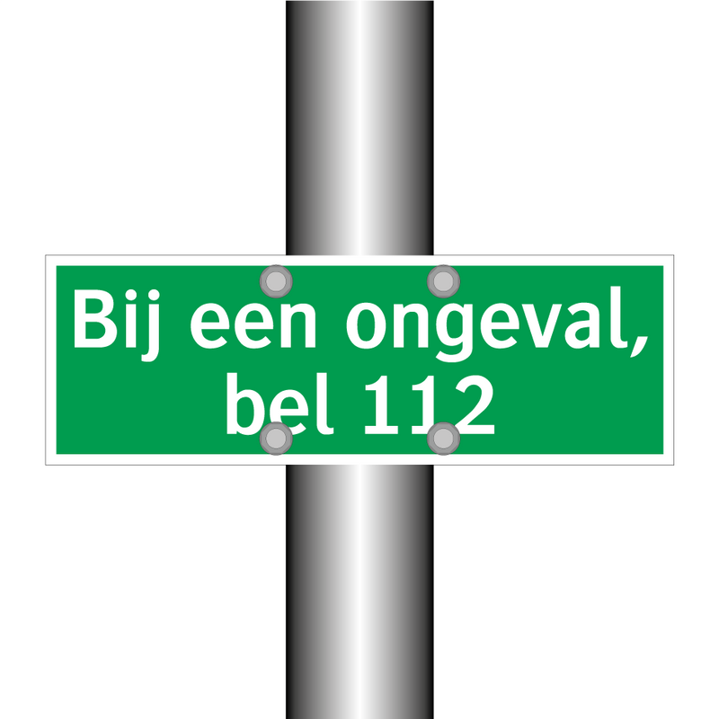 Bij een ongeval, bel 112