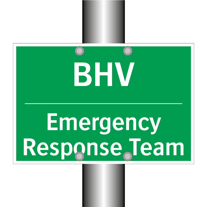 BHV - Emergency Response Team & BHV - Emergency Response Team & BHV - Emergency Response Team