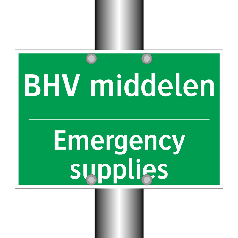 BHV middelen - Emergency supplies & BHV middelen - Emergency supplies