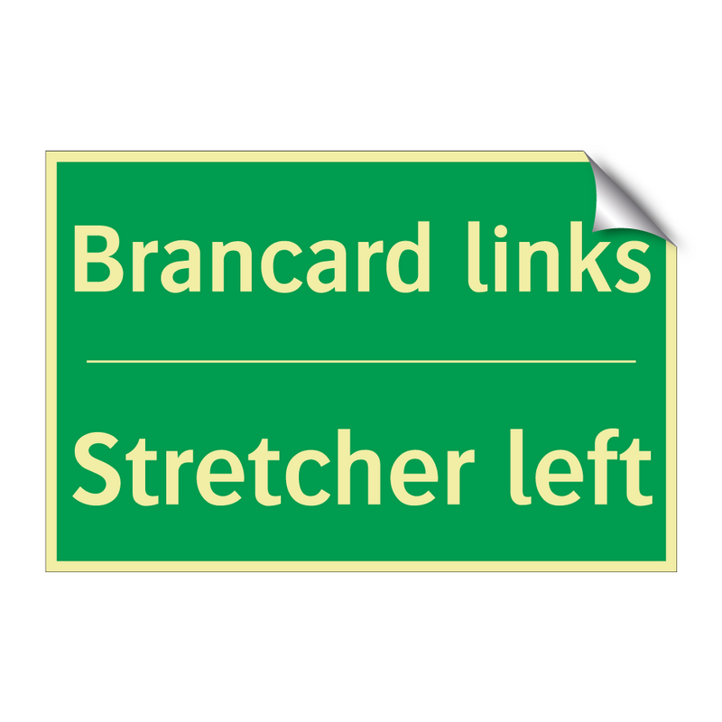 Brancard links - Stretcher left & Brancard links - Stretcher left & Brancard links - Stretcher left