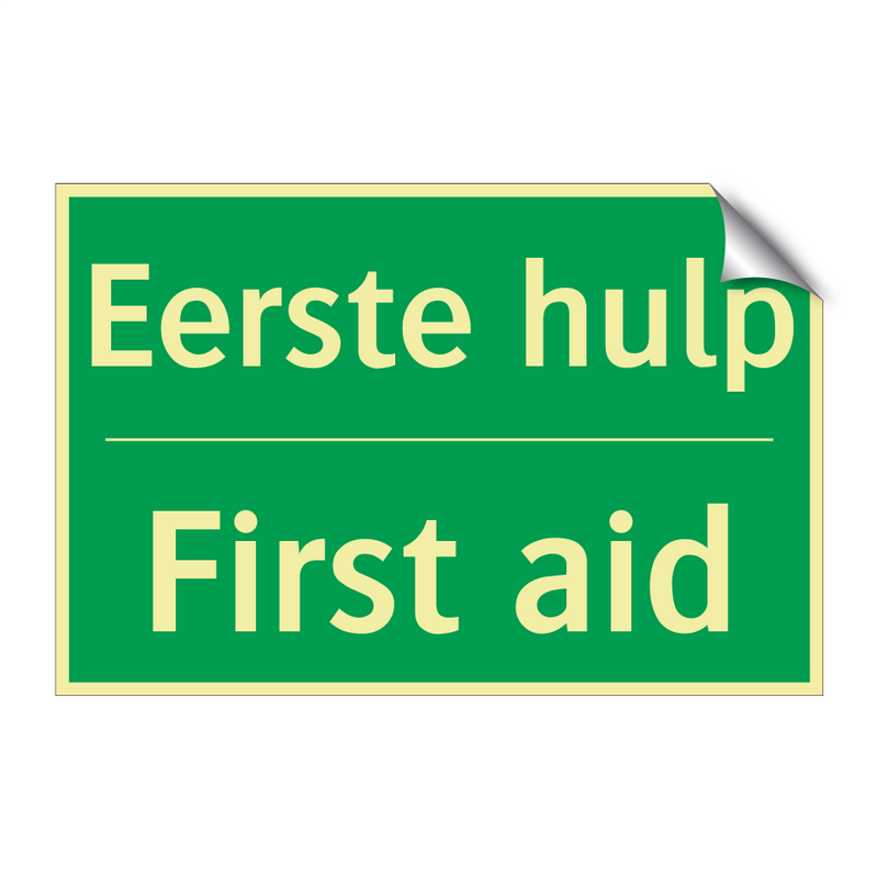 Eerste hulp - First aid & Eerste hulp - First aid & Eerste hulp - First aid