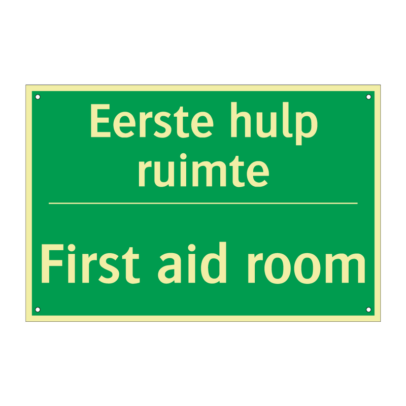 Eerste hulp ruimte - First aid room & Eerste hulp ruimte - First aid room