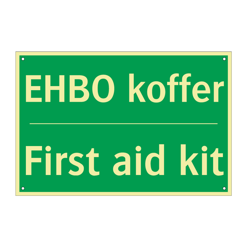 EHBO koffer - First aid kit & EHBO koffer - First aid kit & EHBO koffer - First aid kit