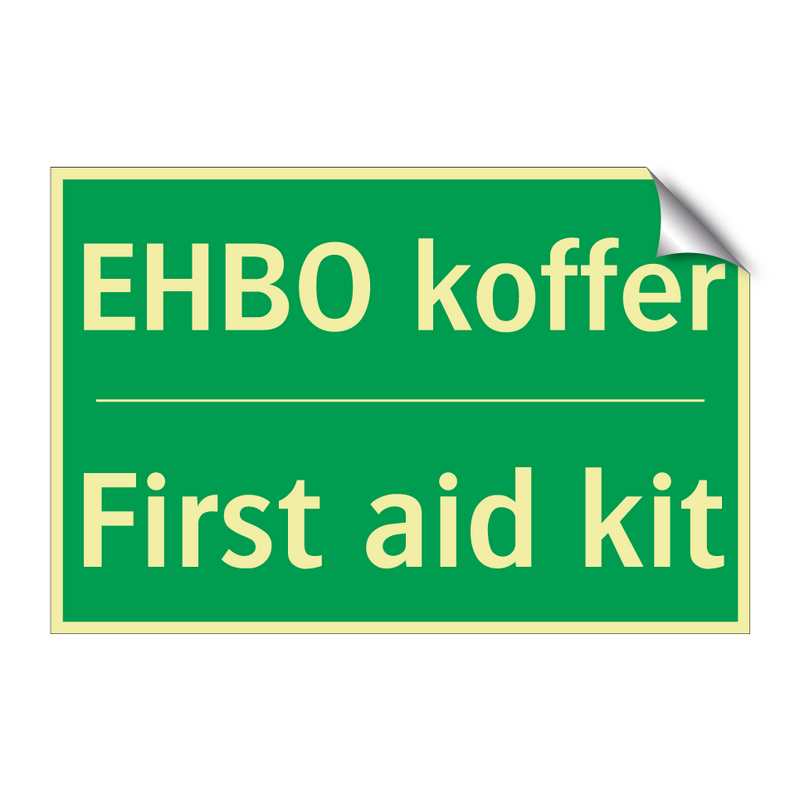 EHBO koffer - First aid kit & EHBO koffer - First aid kit & EHBO koffer - First aid kit