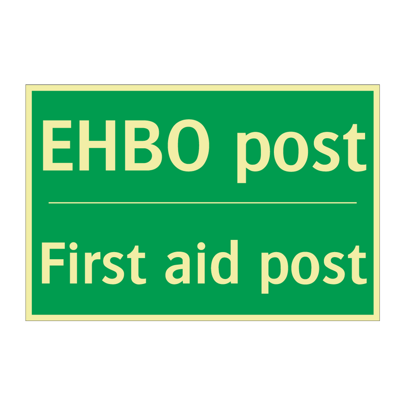 EHBO post - First aid post & EHBO post - First aid post & EHBO post - First aid post