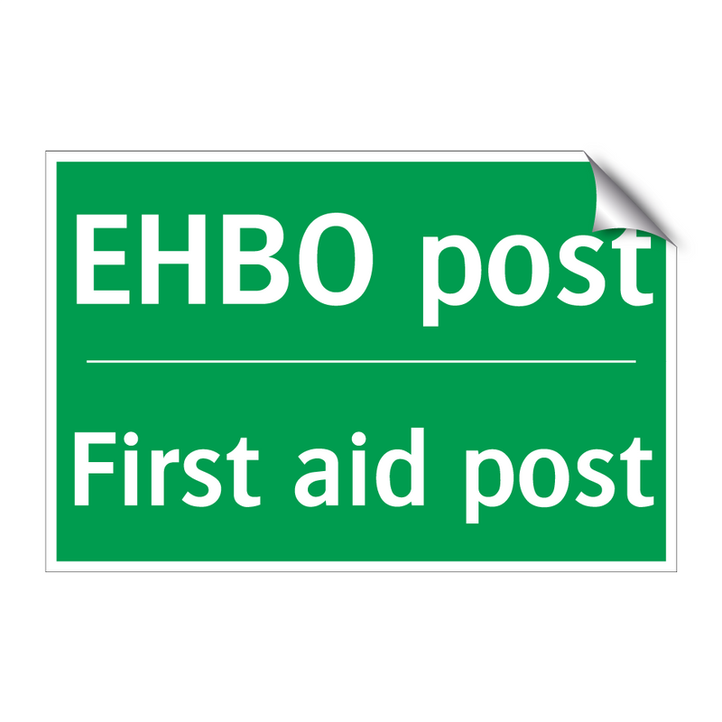 EHBO post - First aid post & EHBO post - First aid post & EHBO post - First aid post