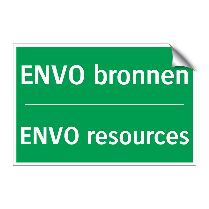 ENVO bronnen - ENVO resources & ENVO bronnen - ENVO resources & ENVO bronnen - ENVO resources