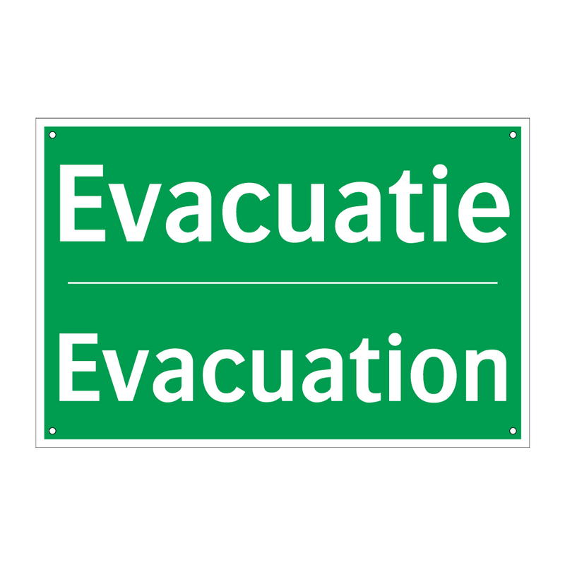 Evacuatie - Evacuation & Evacuatie - Evacuation & Evacuatie - Evacuation & Evacuatie - Evacuation