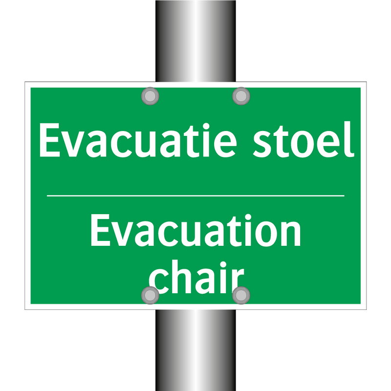 Evacuatie stoel - Evacuation chair & Evacuatie stoel - Evacuation chair