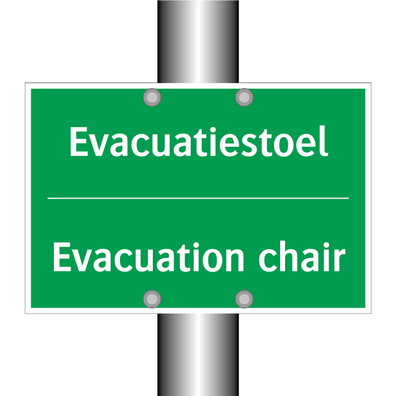 Evacuatiestoel - Evacuation chair & Evacuatiestoel - Evacuation chair