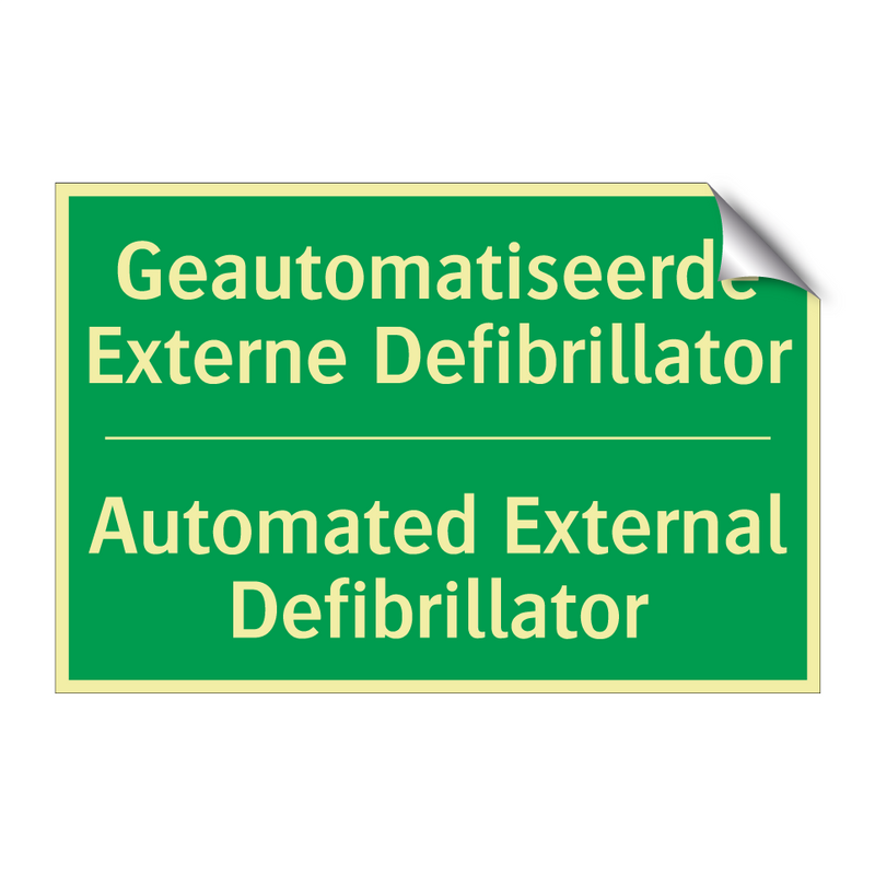 Geautomatiseerde Externe Defibrillator /.../ - Automated External Defibrillator /.../