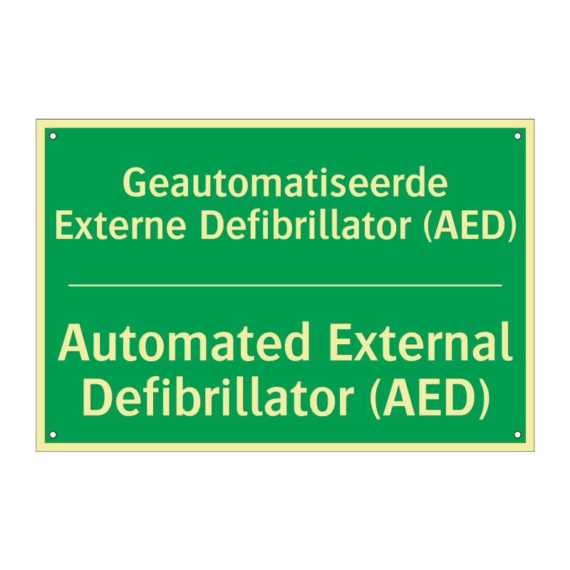 Geautomatiseerde Externe Defibrillator /.../ - Automated External Defibrillator /.../