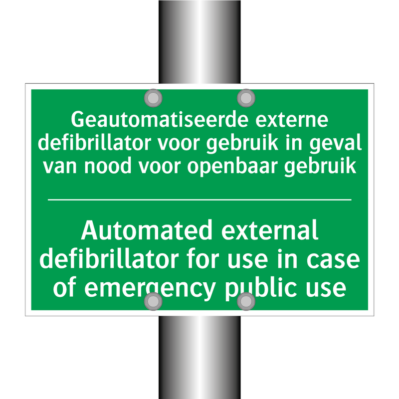 Geautomatiseerde externe defibrillator /.../ - Automated external defibrillator /.../