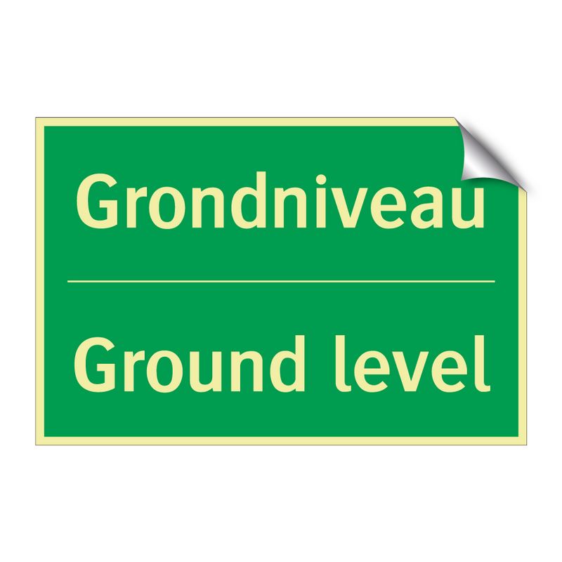 Grondniveau - Ground level & Grondniveau - Ground level & Grondniveau - Ground level