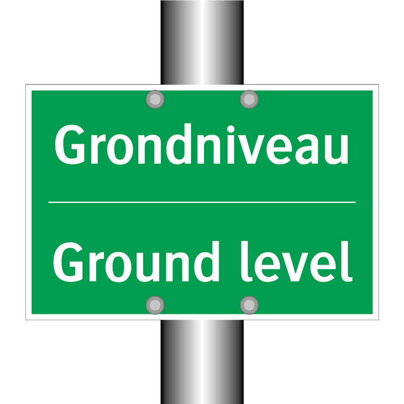 Grondniveau - Ground level & Grondniveau - Ground level & Grondniveau - Ground level