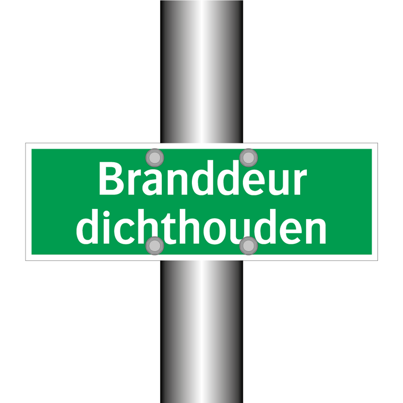 Branddeur dichthouden