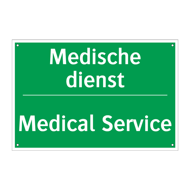 Medische dienst - Medical Service & Medische dienst - Medical Service