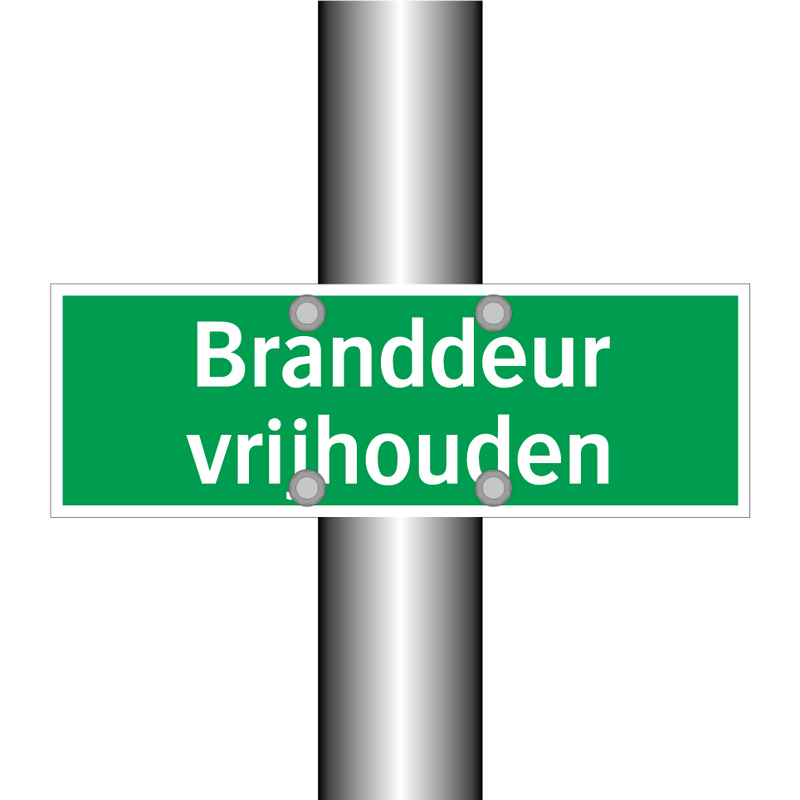 Branddeur vrijhouden