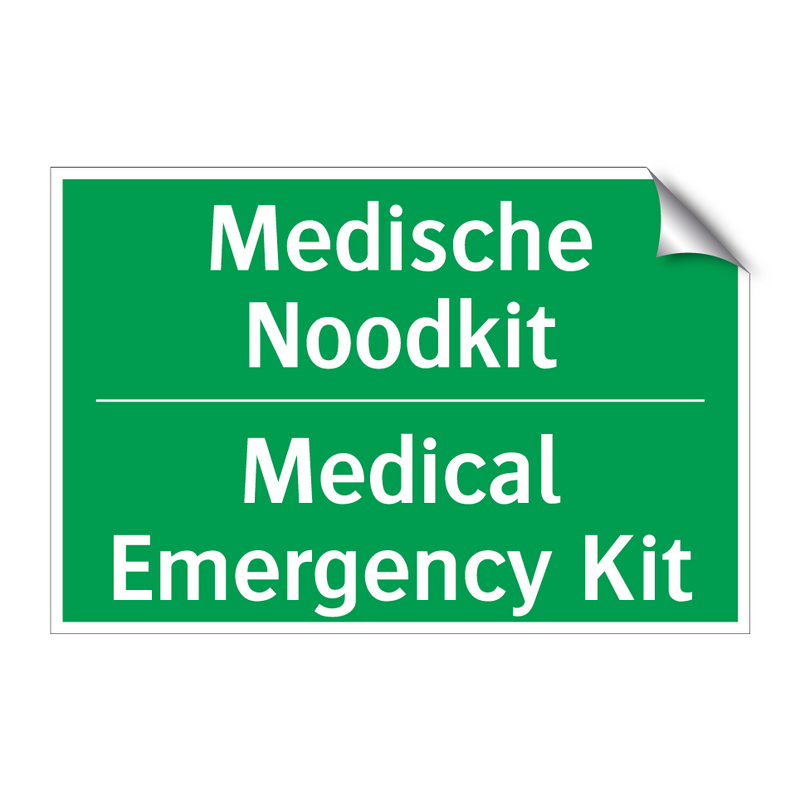 Medische Noodkit - Medical Emergency Kit & Medische Noodkit - Medical Emergency Kit