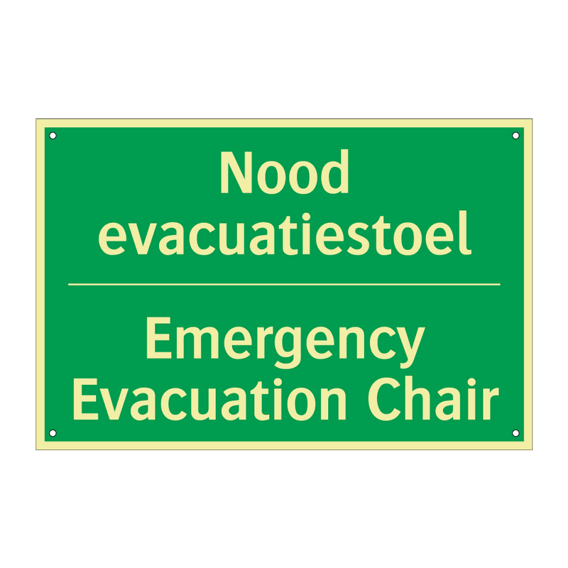 Nood evacuatiestoel - Emergency Evacuation Chair /.../