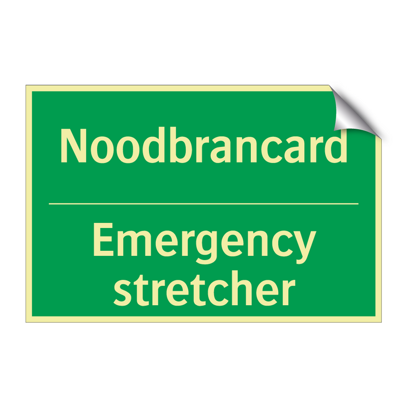 Noodbrancard - Emergency stretcher & Noodbrancard - Emergency stretcher