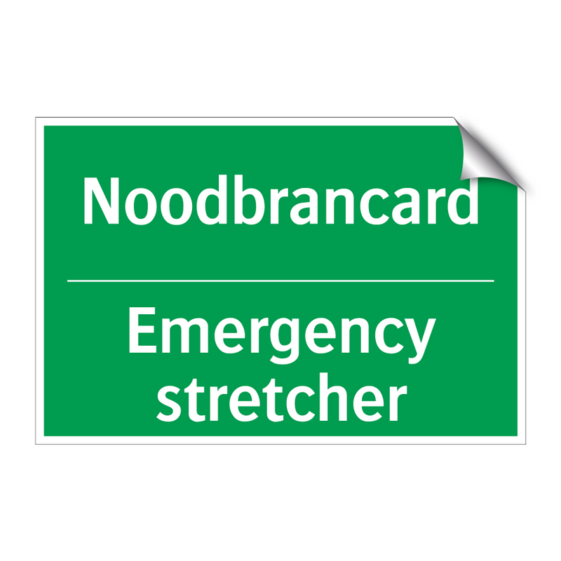 Noodbrancard - Emergency stretcher & Noodbrancard - Emergency stretcher