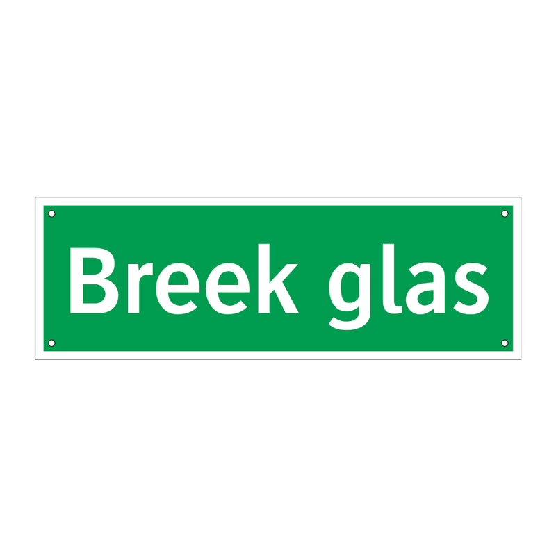 Breek glas