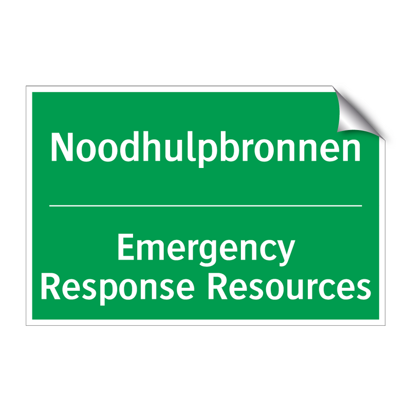 Noodhulpbronnen - Emergency Response Resources /.../