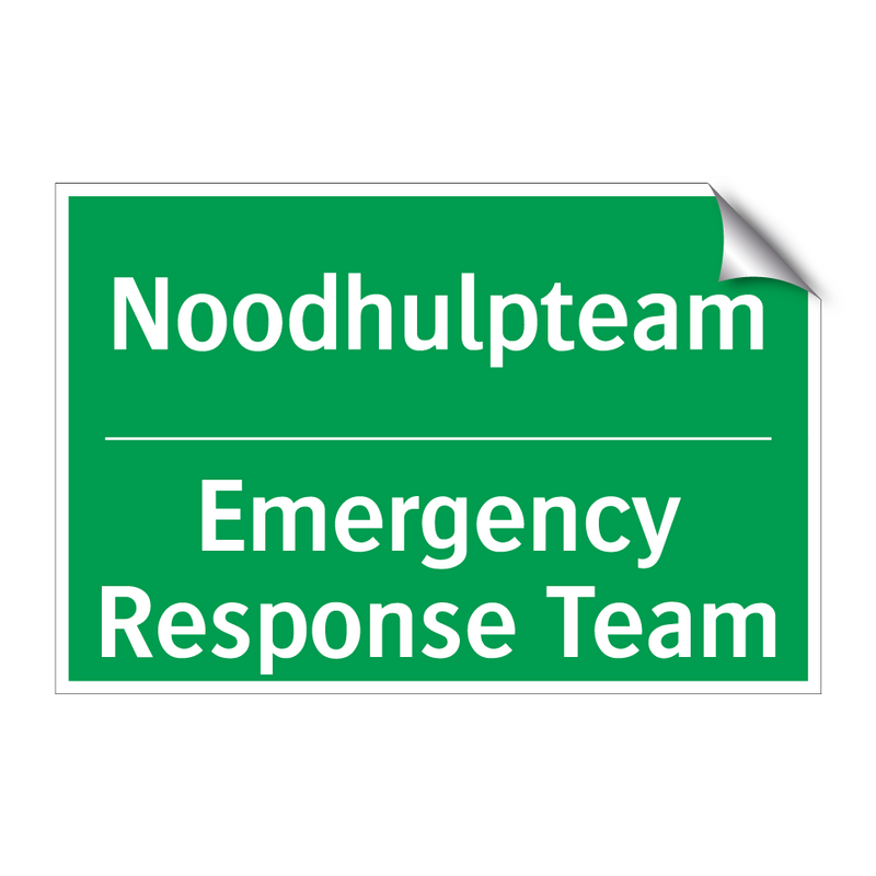 Noodhulpteam - Emergency Response Team & Noodhulpteam - Emergency Response Team