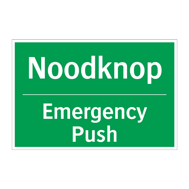 Noodknop - Emergency Push & Noodknop - Emergency Push & Noodknop - Emergency Push