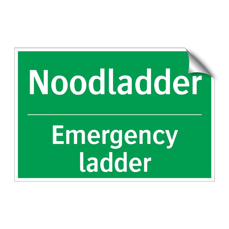 Noodladder - Emergency ladder & Noodladder - Emergency ladder & Noodladder - Emergency ladder