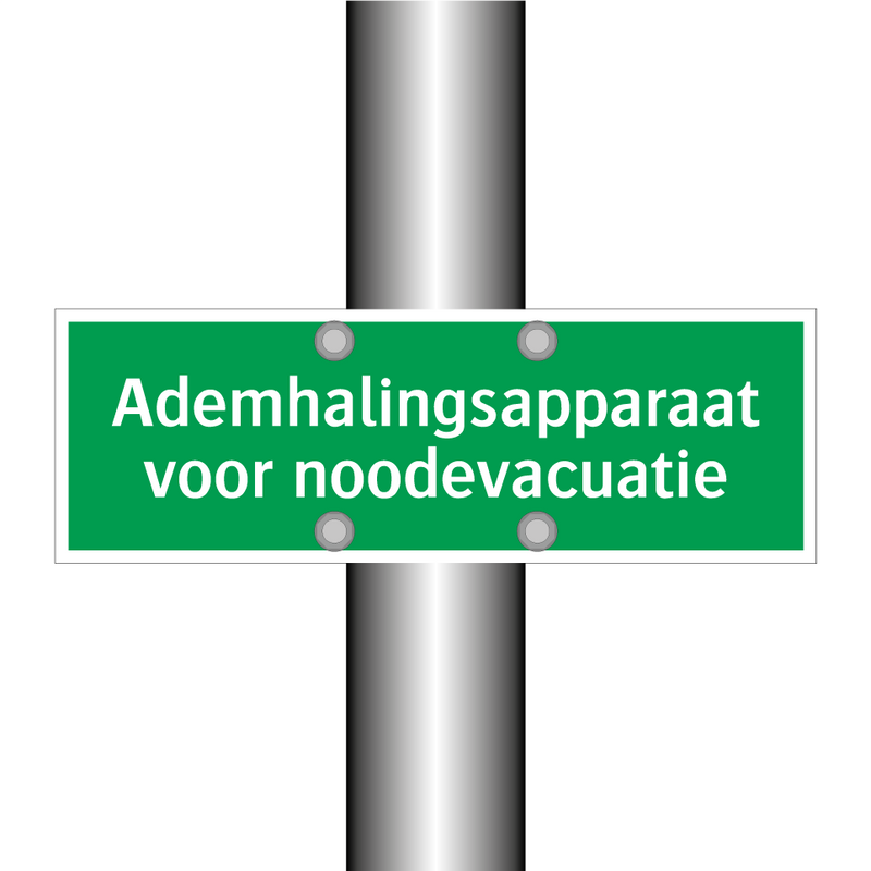 Ademhalingsapparaat voor noodevacuatie