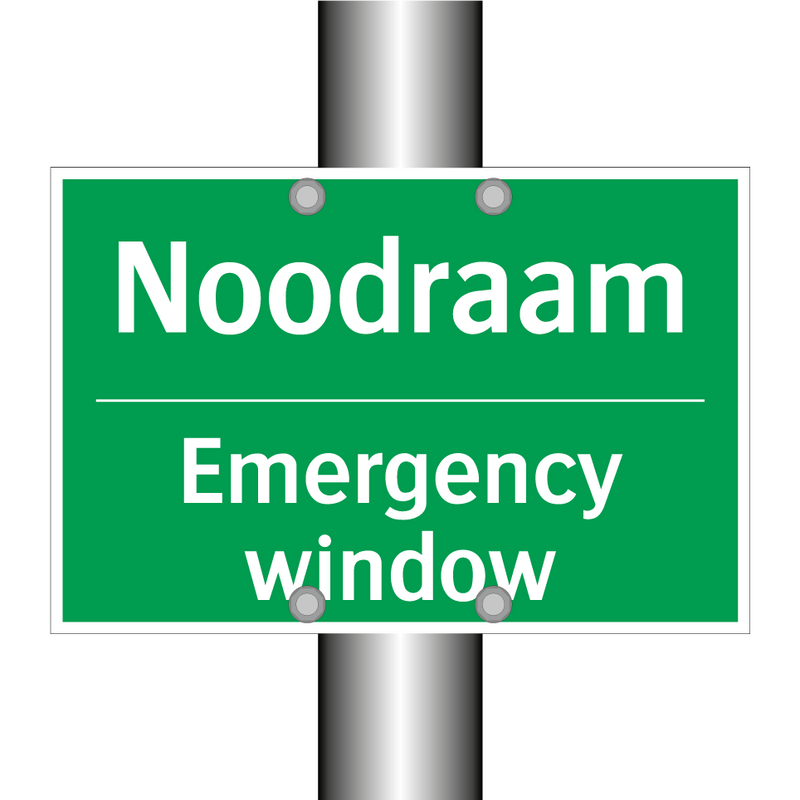 Noodraam - Emergency window & Noodraam - Emergency window & Noodraam - Emergency window