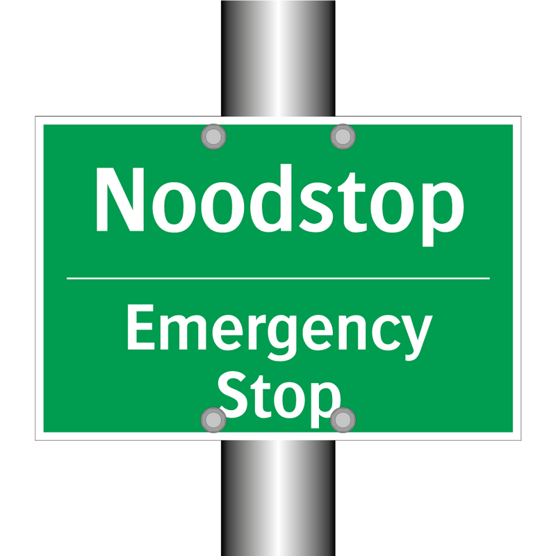 Noodstop - Emergency Stop & Noodstop - Emergency Stop & Noodstop - Emergency Stop