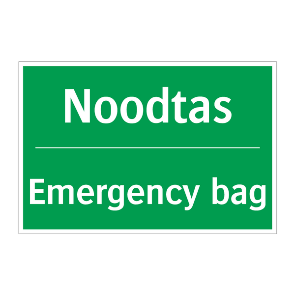 Noodtas - Emergency bag & Noodtas - Emergency bag & Noodtas - Emergency bag