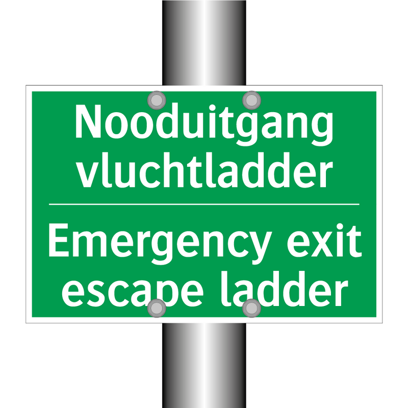 Nooduitgang vluchtladder - Emergency exit escape ladder /.../