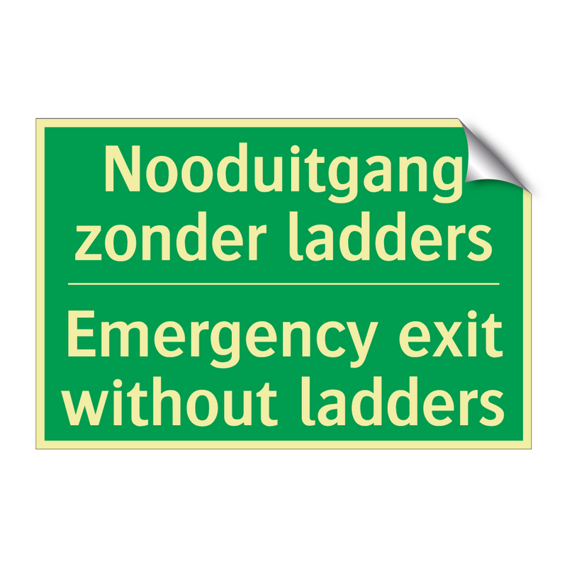 Nooduitgang zonder ladders - Emergency exit without ladders /.../