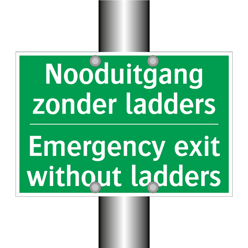 Nooduitgang zonder ladders - Emergency exit without ladders /.../