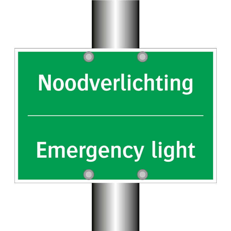 Noodverlichting - Emergency light & Noodverlichting - Emergency light