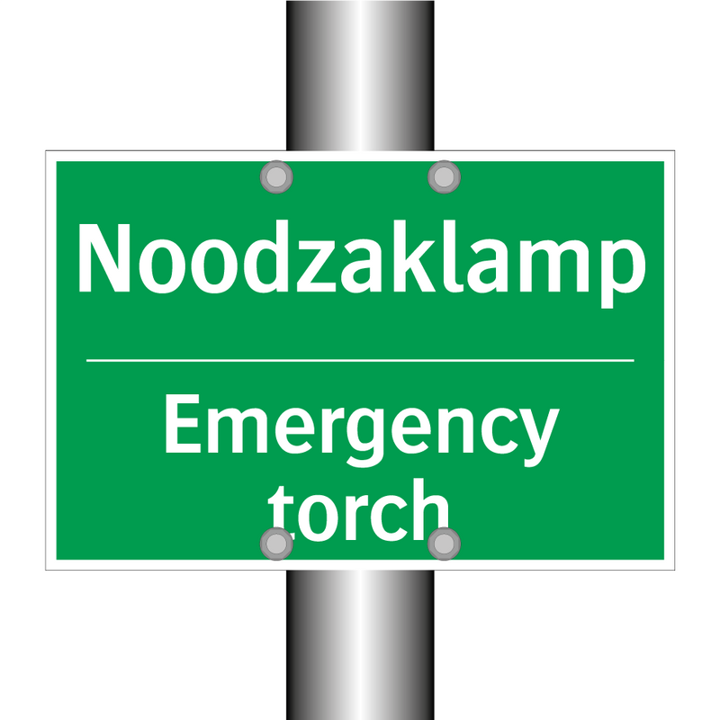 Noodzaklamp - Emergency torch & Noodzaklamp - Emergency torch & Noodzaklamp - Emergency torch