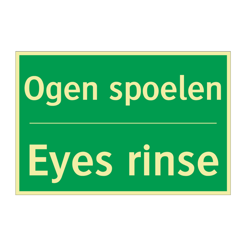 Ogen spoelen - Eyes rinse & Ogen spoelen - Eyes rinse & Ogen spoelen - Eyes rinse