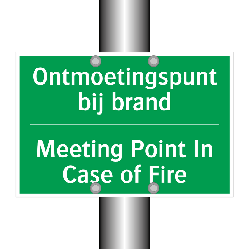 Ontmoetingspunt bij brand - Meeting Point In Case of /.../