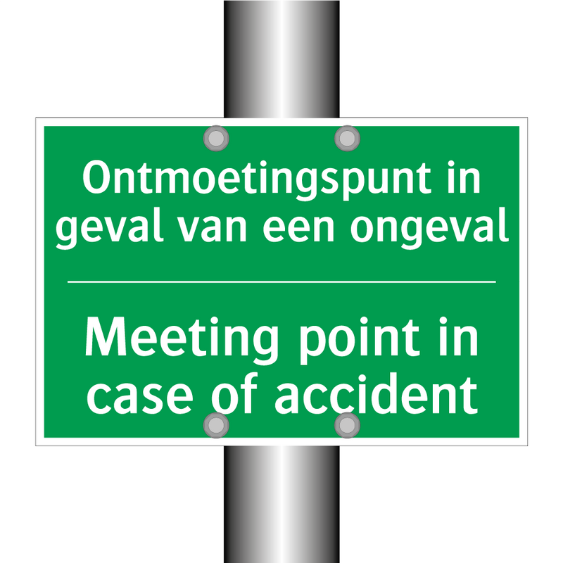 Ontmoetingspunt in geval van een /.../ - Meeting point in case of /.../