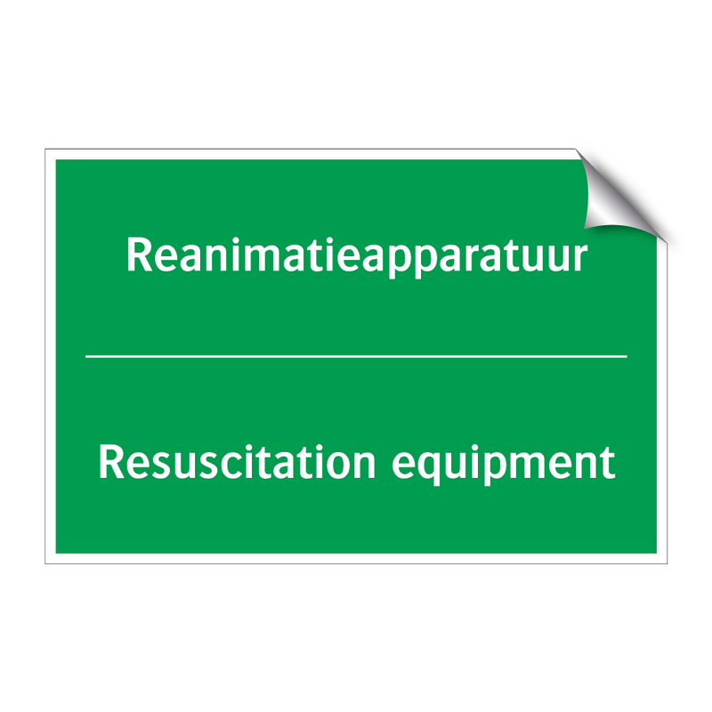 Reanimatieapparatuur - Resuscitation equipment & Reanimatieapparatuur - Resuscitation equipment