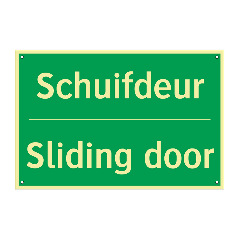 Schuifdeur - Sliding door & Schuifdeur - Sliding door & Schuifdeur - Sliding door