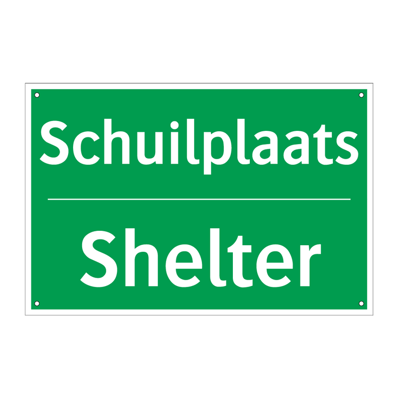 Schuilplaats - Shelter & Schuilplaats - Shelter & Schuilplaats - Shelter & Schuilplaats - Shelter