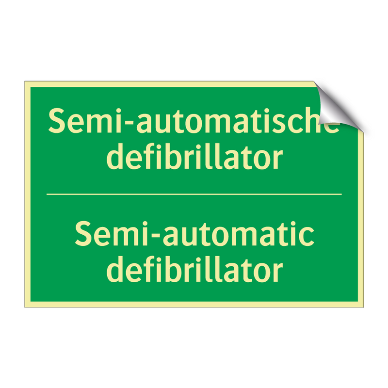 Semi-automatische defibrillator /.../ - Semi-automatic defibrillator /.../