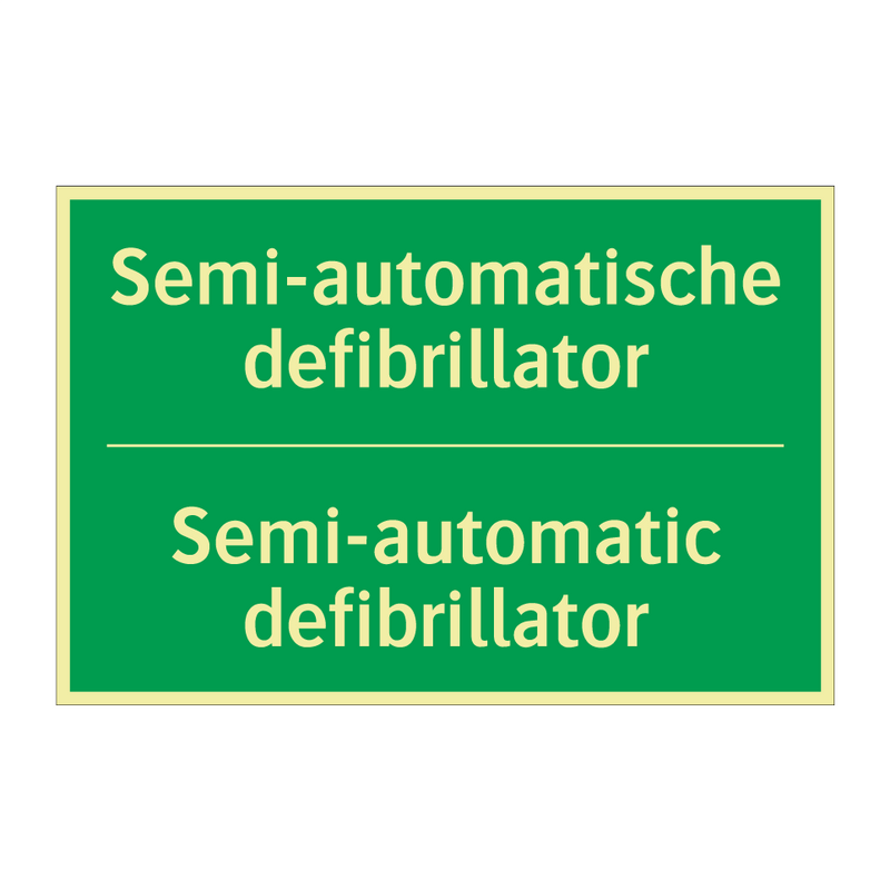 Semi-automatische defibrillator /.../ - Semi-automatic defibrillator /.../